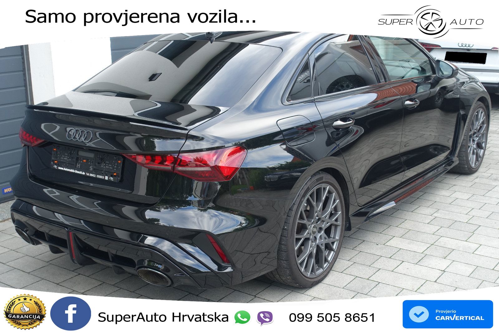Audi RS3 Sedan 2.5 TFSI (400 KS) quattro S tronic LED+GR SJED+ACC