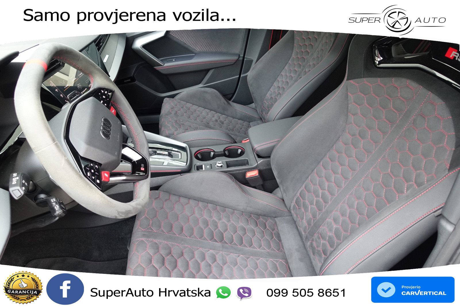 Audi RS3 Sedan 2.5 TFSI (400 KS) quattro S tronic LED+GR SJED+ACC