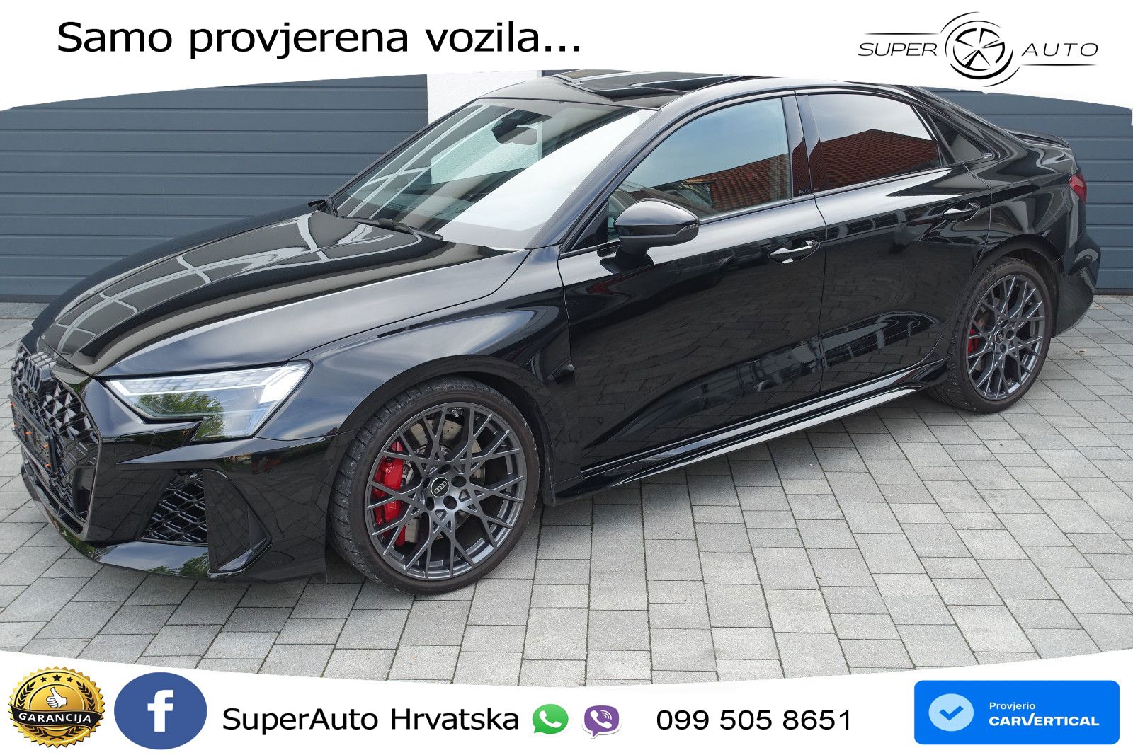 Audi RS3 Sedan 2.5 TFSI (400 KS) quattro S tronic LED+GR SJED+ACC