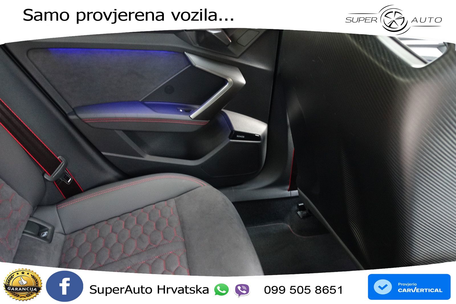 Audi RS3 Sedan 2.5 TFSI (400 KS) quattro S tronic LED+GR SJED+ACC