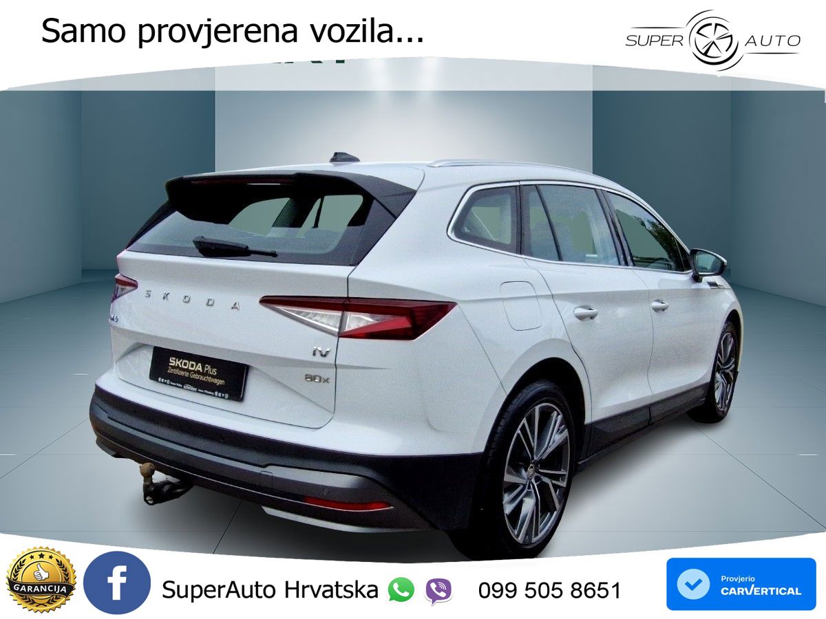 Škoda Enyaq iV 80x 82 kWh (265 KS) AWD Lounge LED+GR SJED+ACC