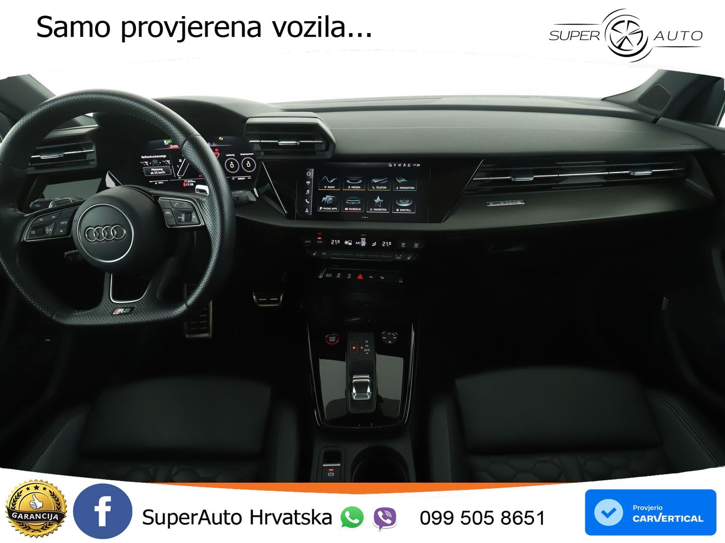 Audi RS3 Sportback 2.5 TFSI (400 KS) quattro S tronic LED+GR SJED+ACC