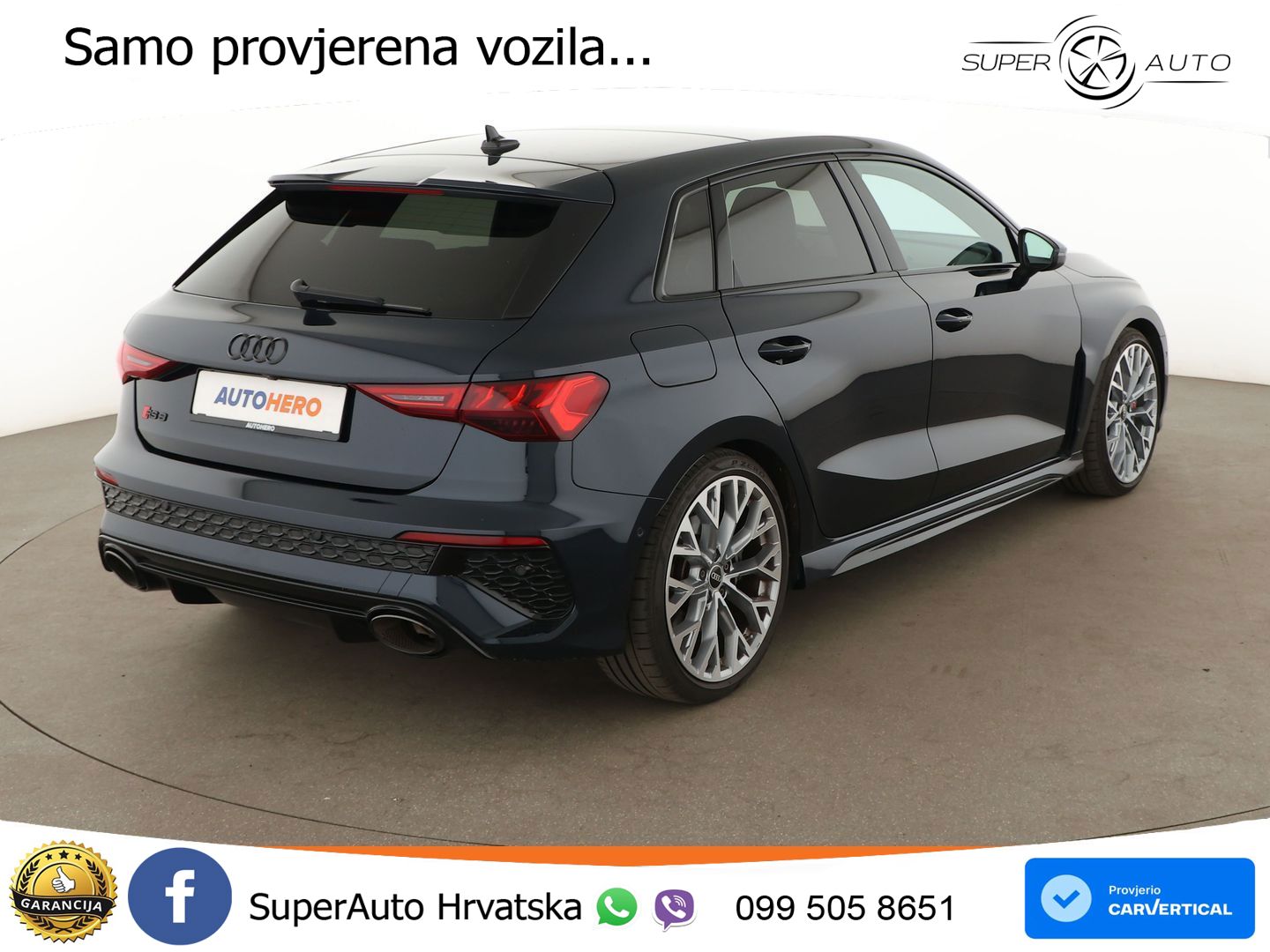 Audi RS3 Sportback 2.5 TFSI (400 KS) quattro S tronic LED+GR SJED+ACC