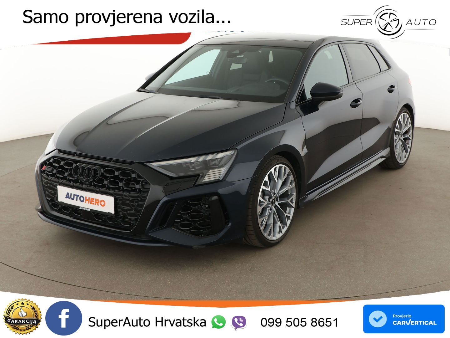 Audi RS3 Sportback 2.5 TFSI (400 KS) quattro S tronic LED+GR SJED+ACC