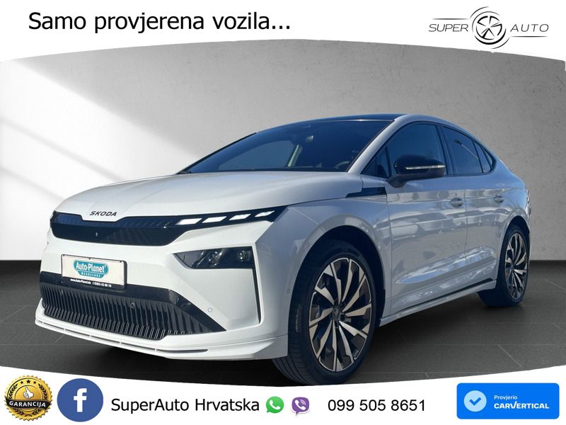 Škoda Enyaq Coupe 85x 82 kWh (286 KS) AWD SportLine LED+GR SJED+ACC