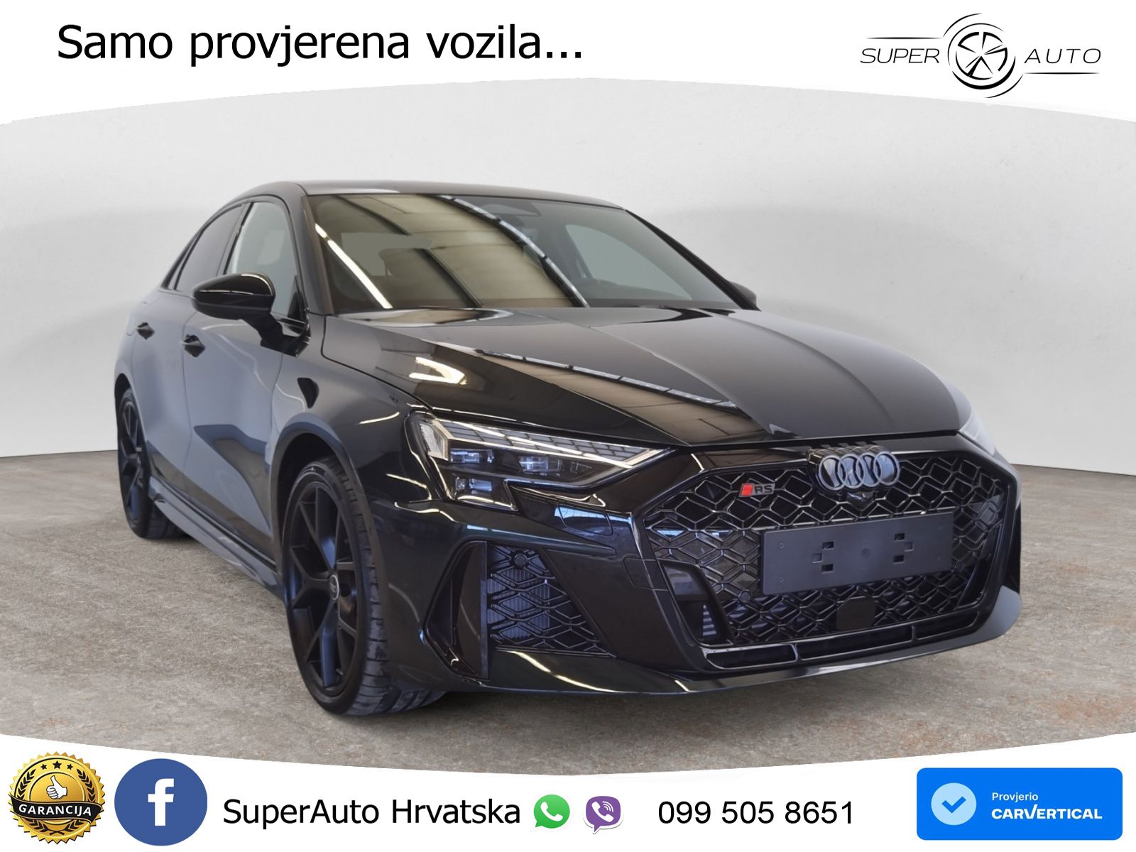 Audi RS3 Sedan 2.5 TFSI (400 KS) quattro S tronic LED+GR SJED+ACC