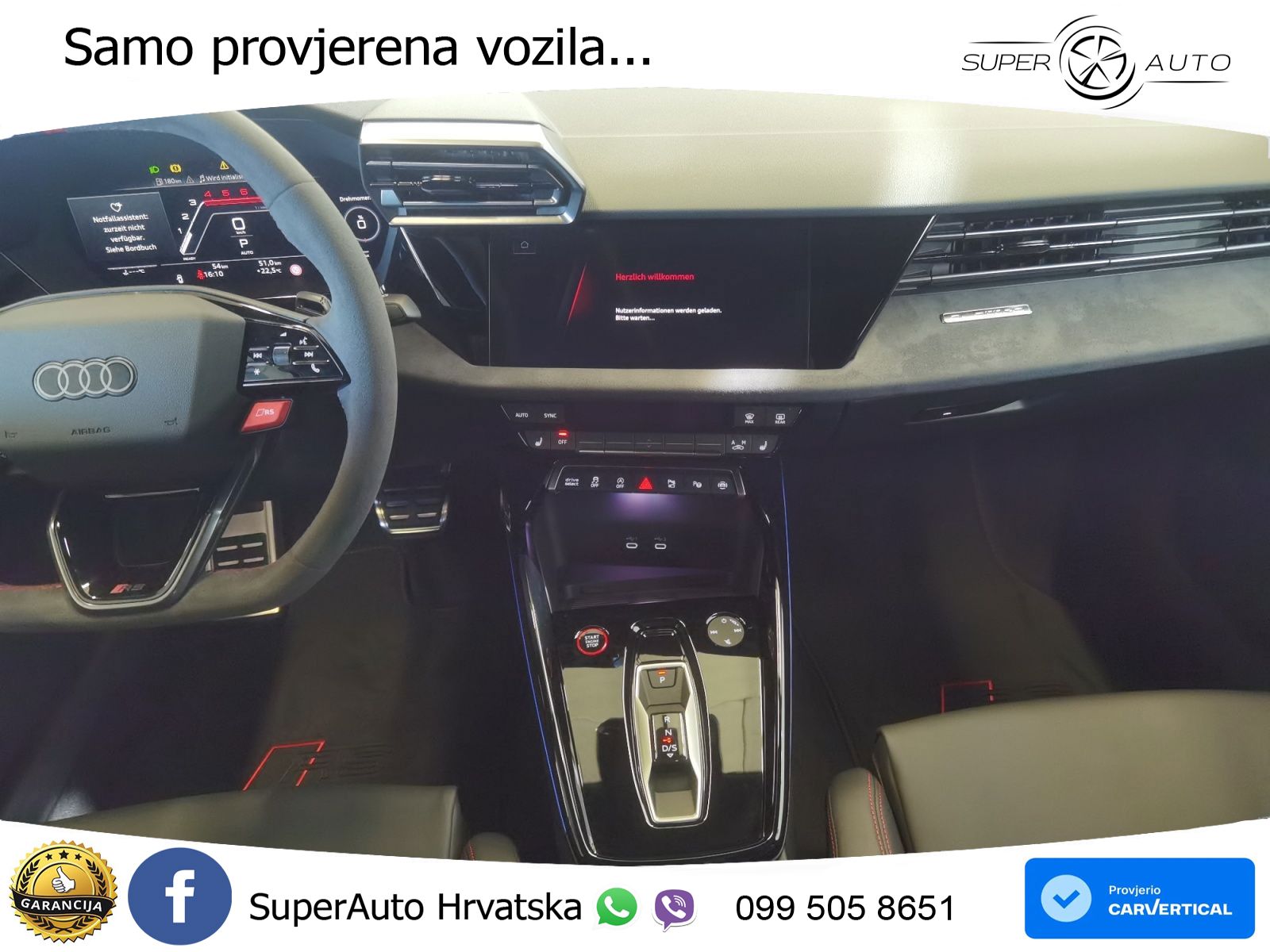 Audi RS3 Sedan 2.5 TFSI (400 KS) quattro S tronic LED+GR SJED+ACC