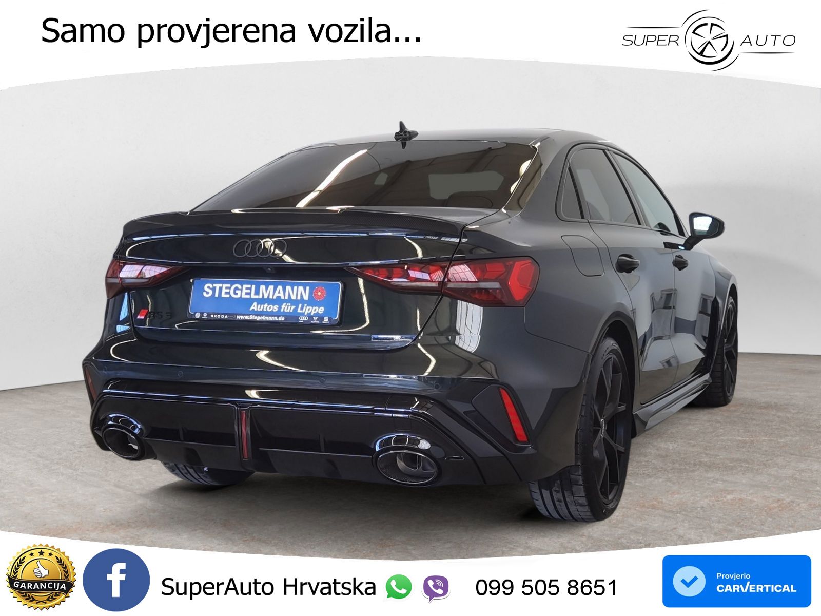 Audi RS3 Sedan 2.5 TFSI (400 KS) quattro S tronic LED+GR SJED+ACC