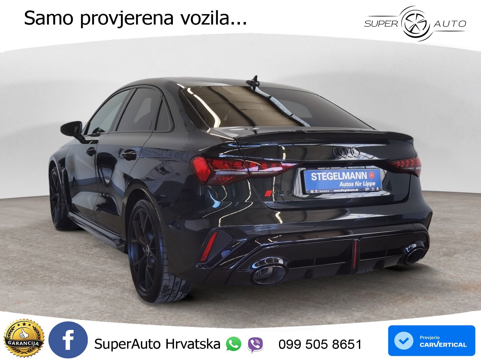 Audi RS3 Sedan 2.5 TFSI (400 KS) quattro S tronic LED+GR SJED+ACC