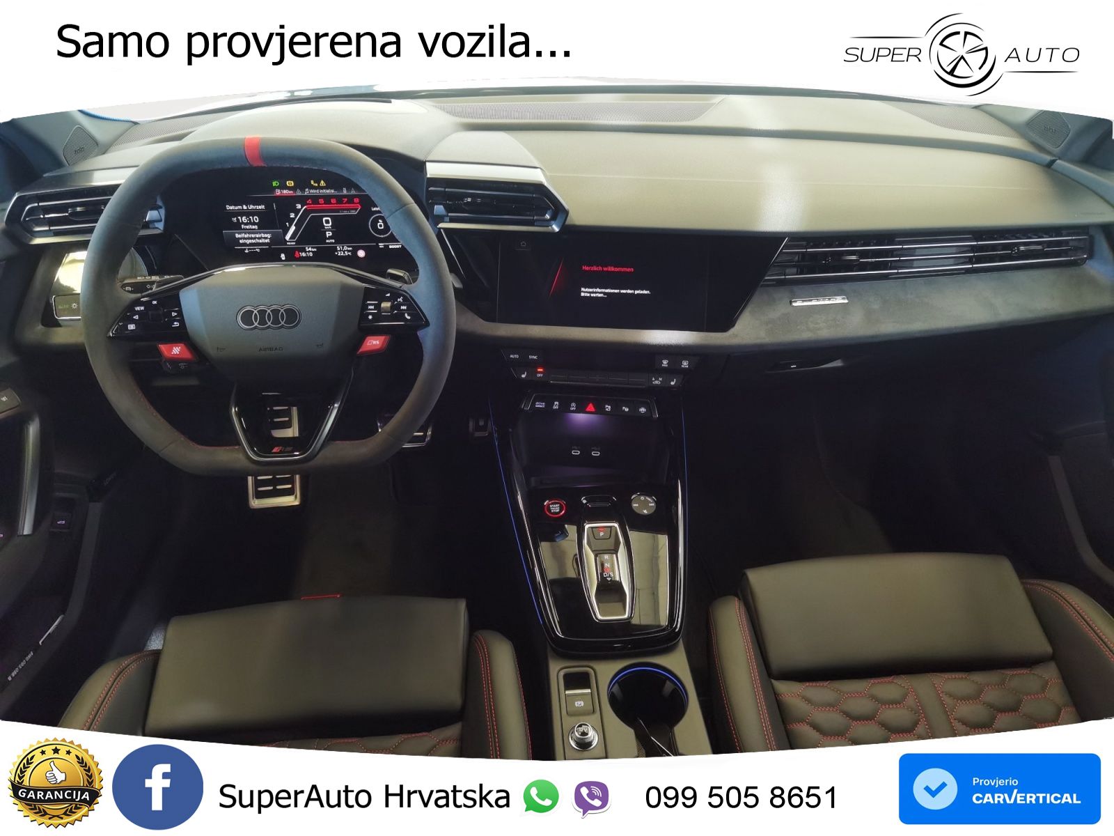 Audi RS3 Sedan 2.5 TFSI (400 KS) quattro S tronic LED+GR SJED+ACC