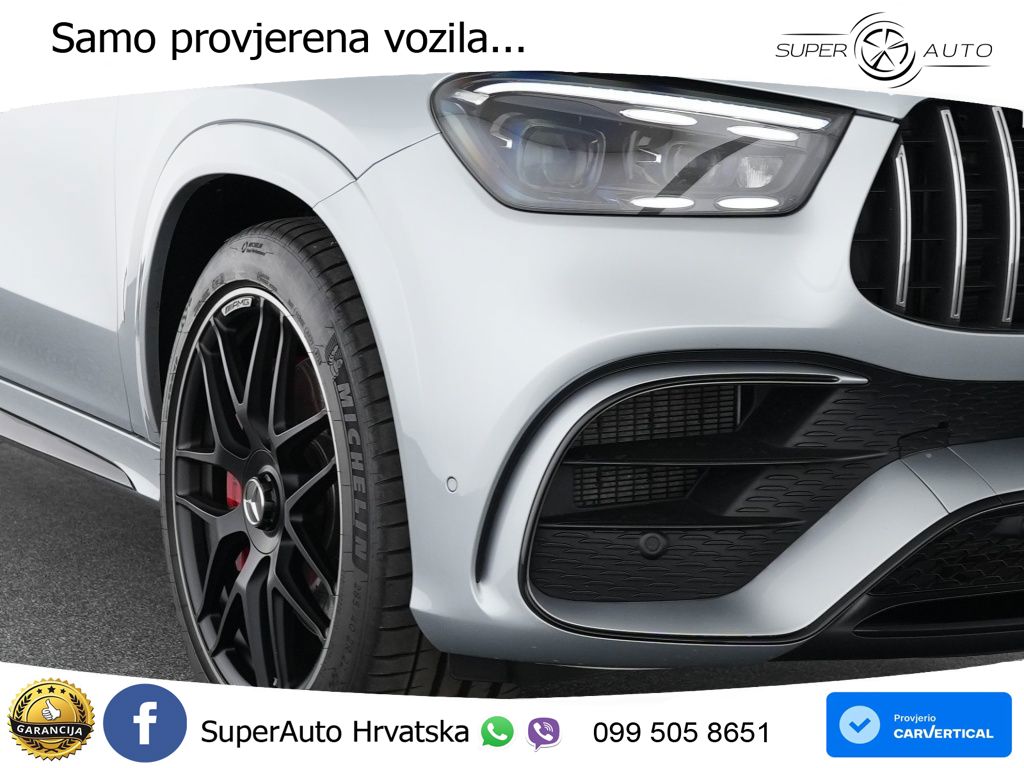 Mercedes AMG GLE 63 S V8 (612 KS) EQ Boost 4MATIC+ AMG SPEEDSHIFT TCT 9G LED+GR SJED+ACC