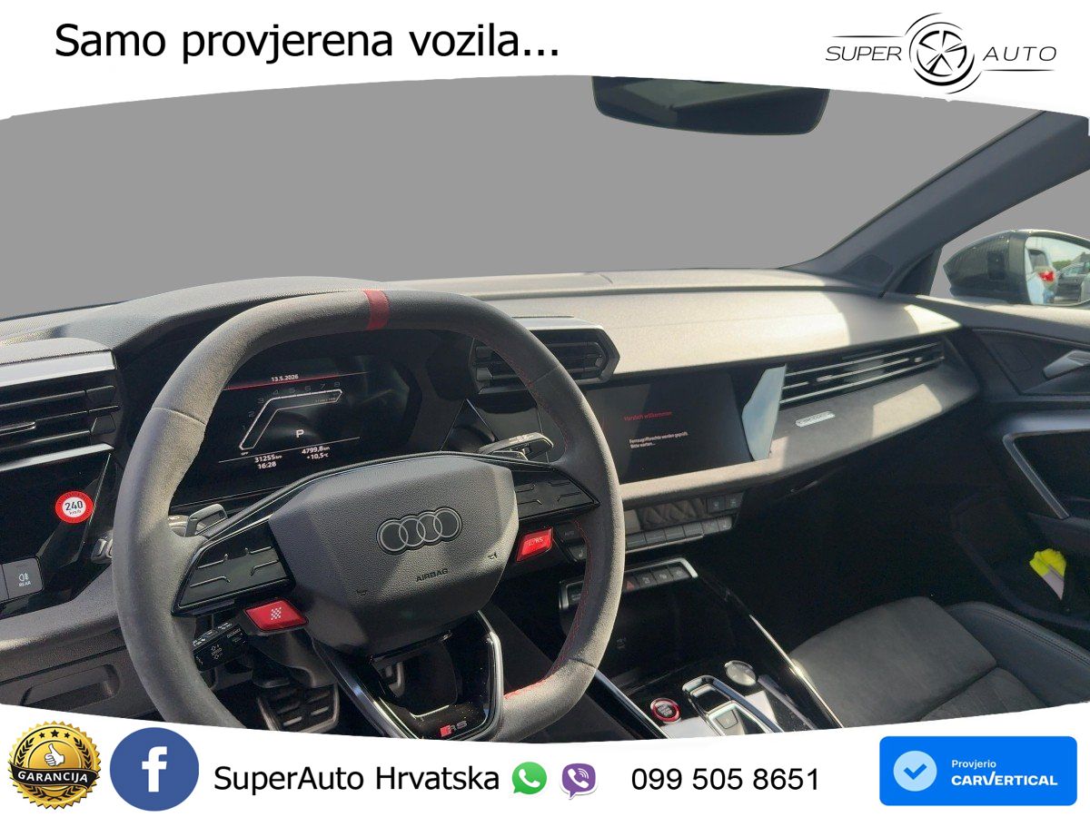 Audi RS3 Sportback 2.5 TFSI (400 KS) quattro S tronic LED+GR SJED+ACC