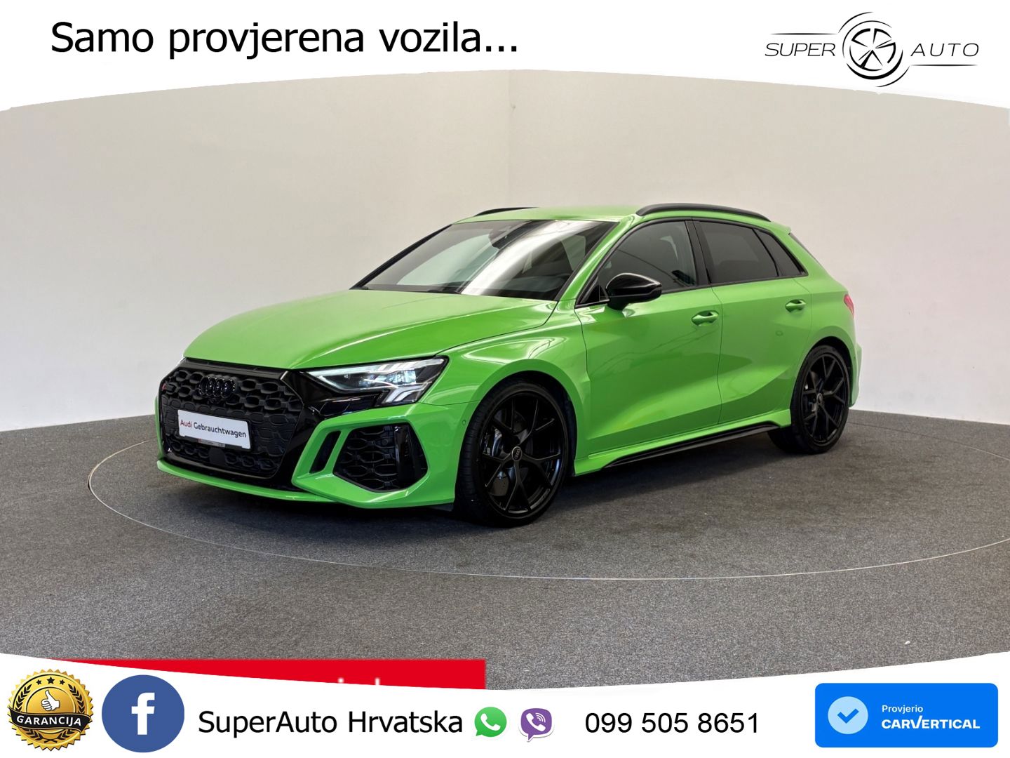 Audi RS3 Sportback 2.5 TFSI (400 KS) quattro S tronic LED+GR SJED+ACC