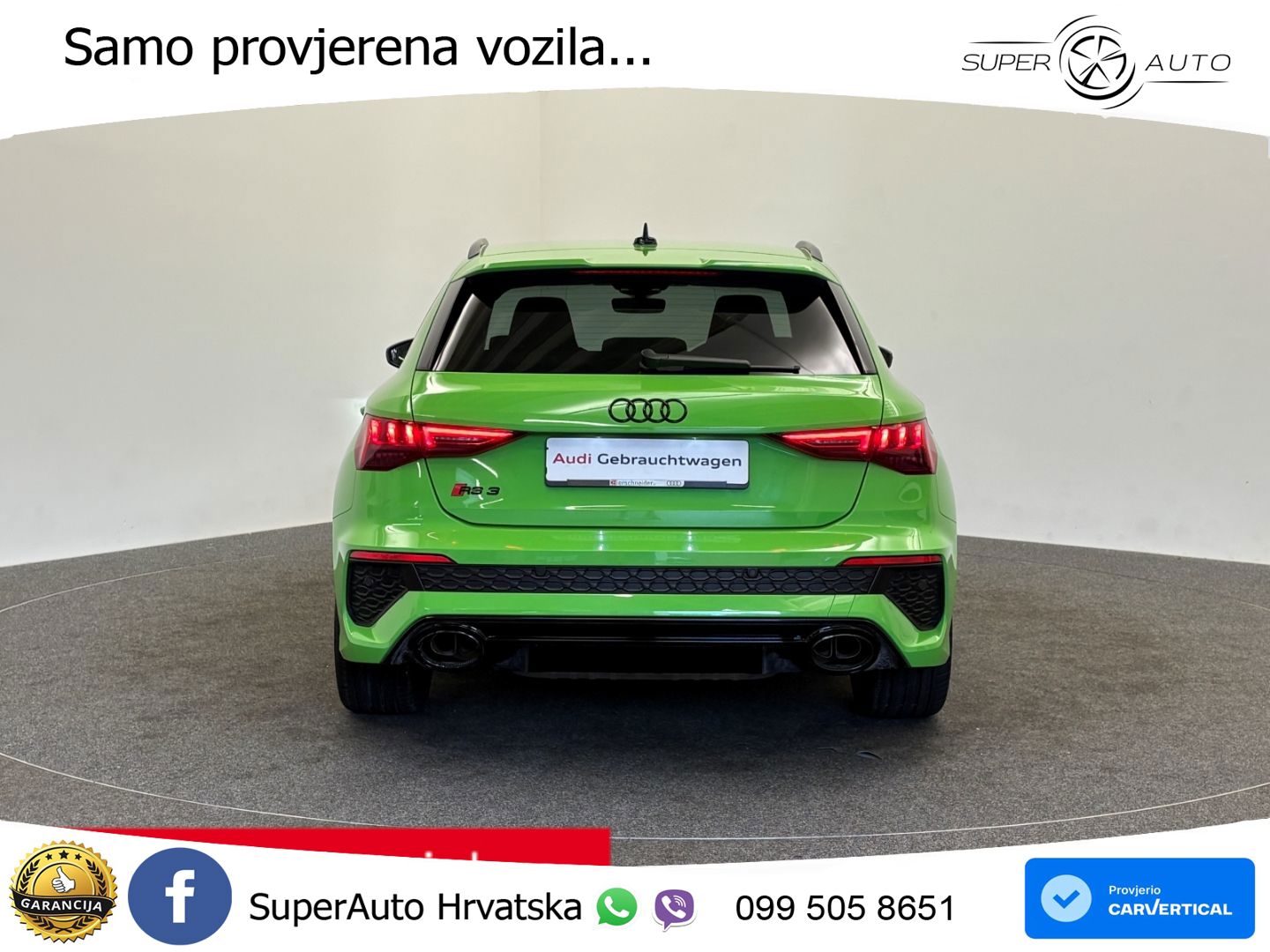 Audi RS3 Sportback 2.5 TFSI (400 KS) quattro S tronic LED+GR SJED+ACC
