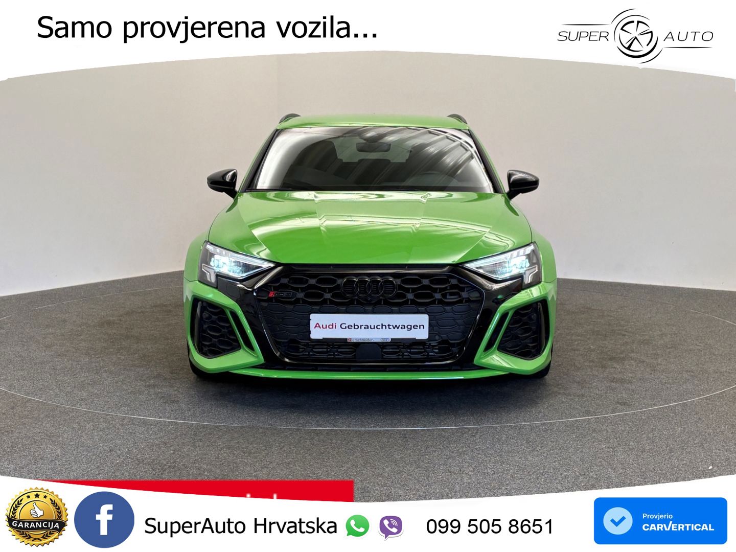 Audi RS3 Sportback 2.5 TFSI (400 KS) quattro S tronic LED+GR SJED+ACC