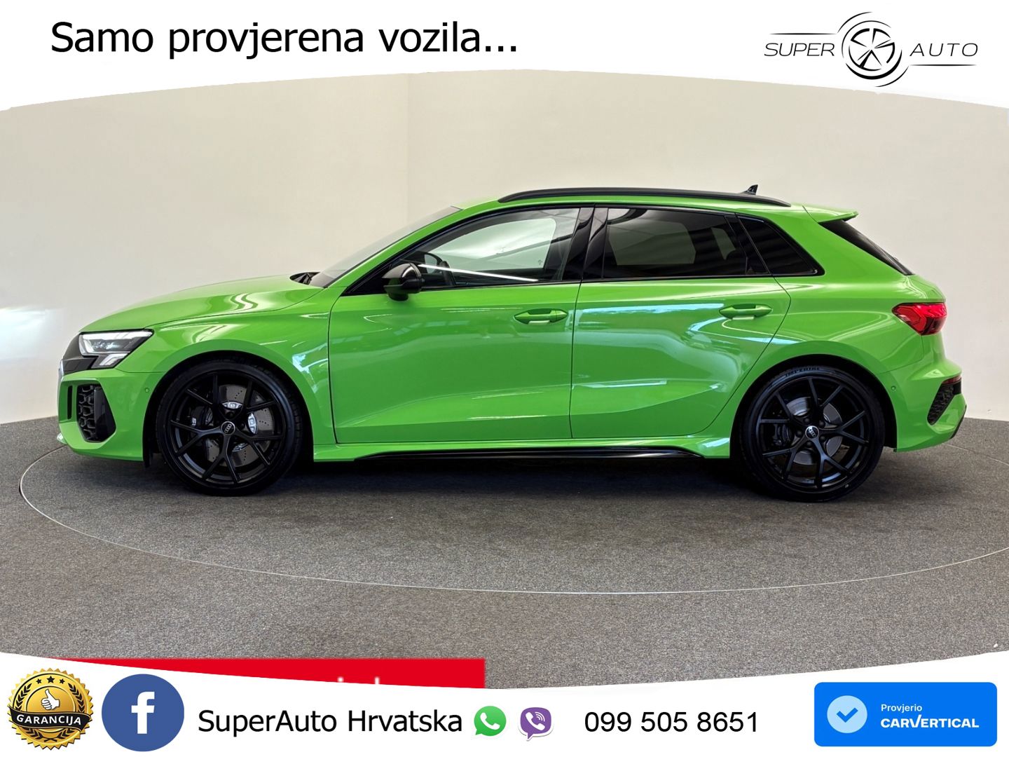 Audi RS3 Sportback 2.5 TFSI (400 KS) quattro S tronic LED+GR SJED+ACC