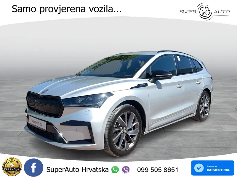 Škoda Enyaq iV 80x 82 kWh (265 KS) AWD SportLine LED+GR SJED+ACC