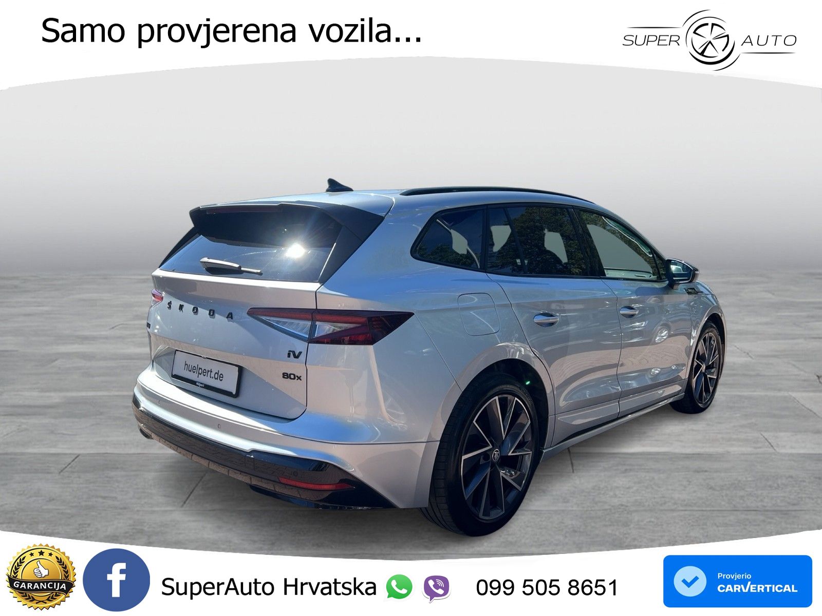 Škoda Enyaq iV 80x 82 kWh (265 KS) AWD SportLine LED+GR SJED+ACC
