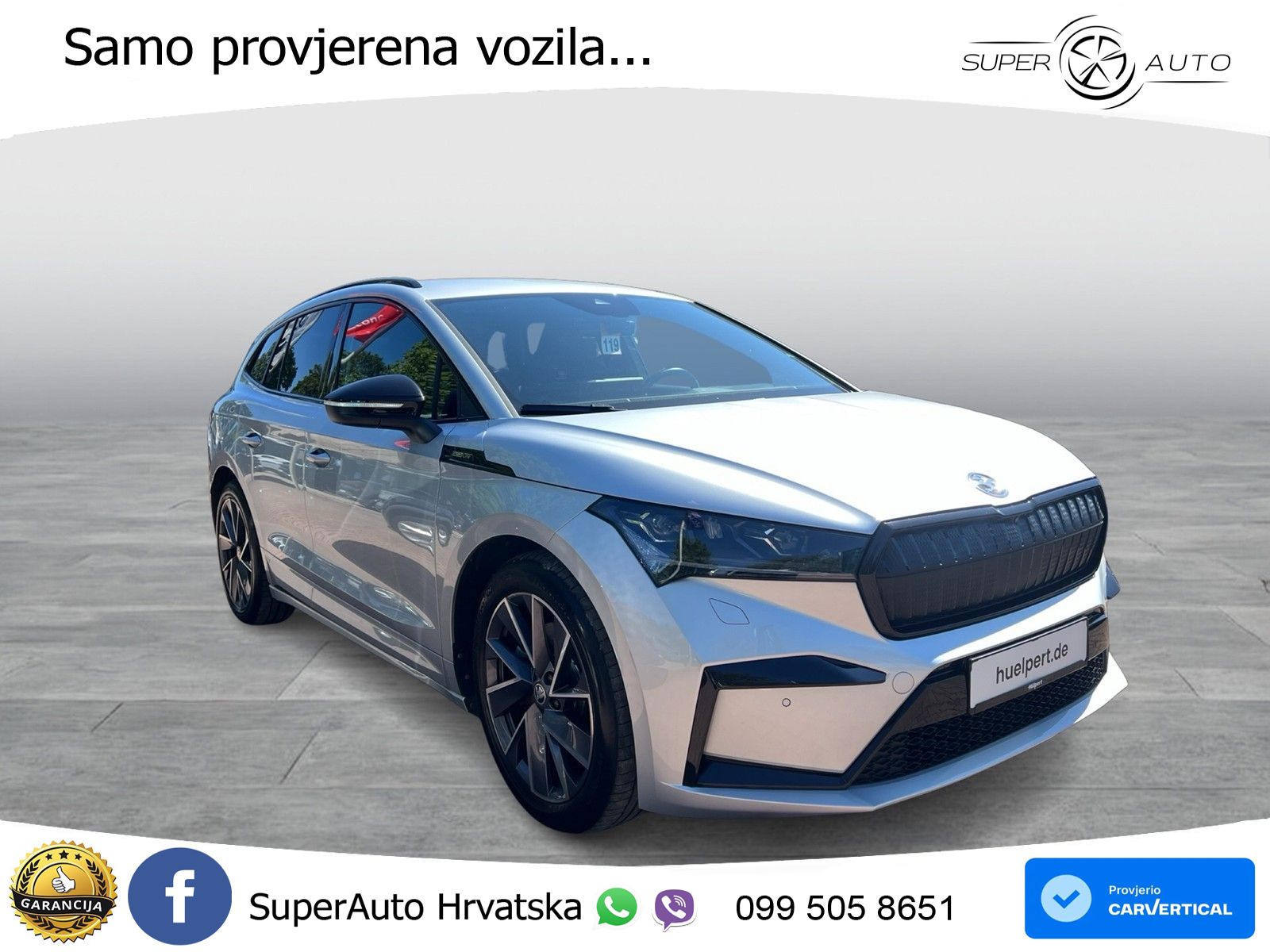 Škoda Enyaq iV 80x 82 kWh (265 KS) AWD SportLine LED+GR SJED+ACC