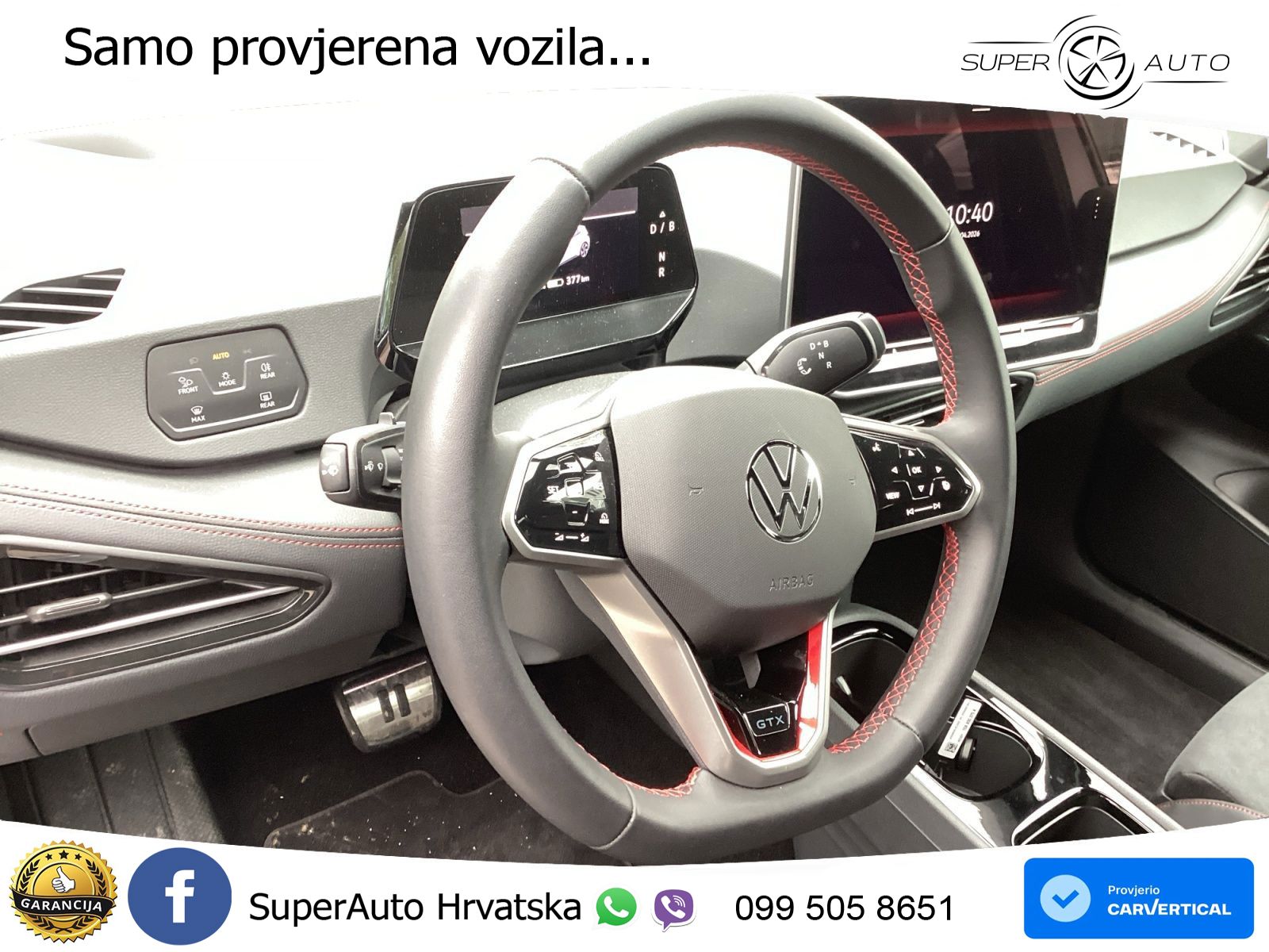 Volkswagen ID.3 GTX Performance 84 kWh (326 KS) LED+GR SJED+ACC