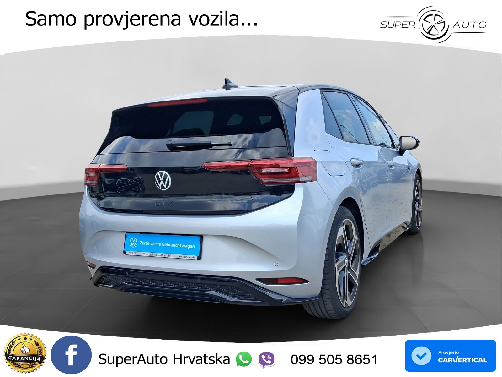 Volkswagen ID.3 GTX 84 kWh (286 KS) LED+GR SJED+ACC