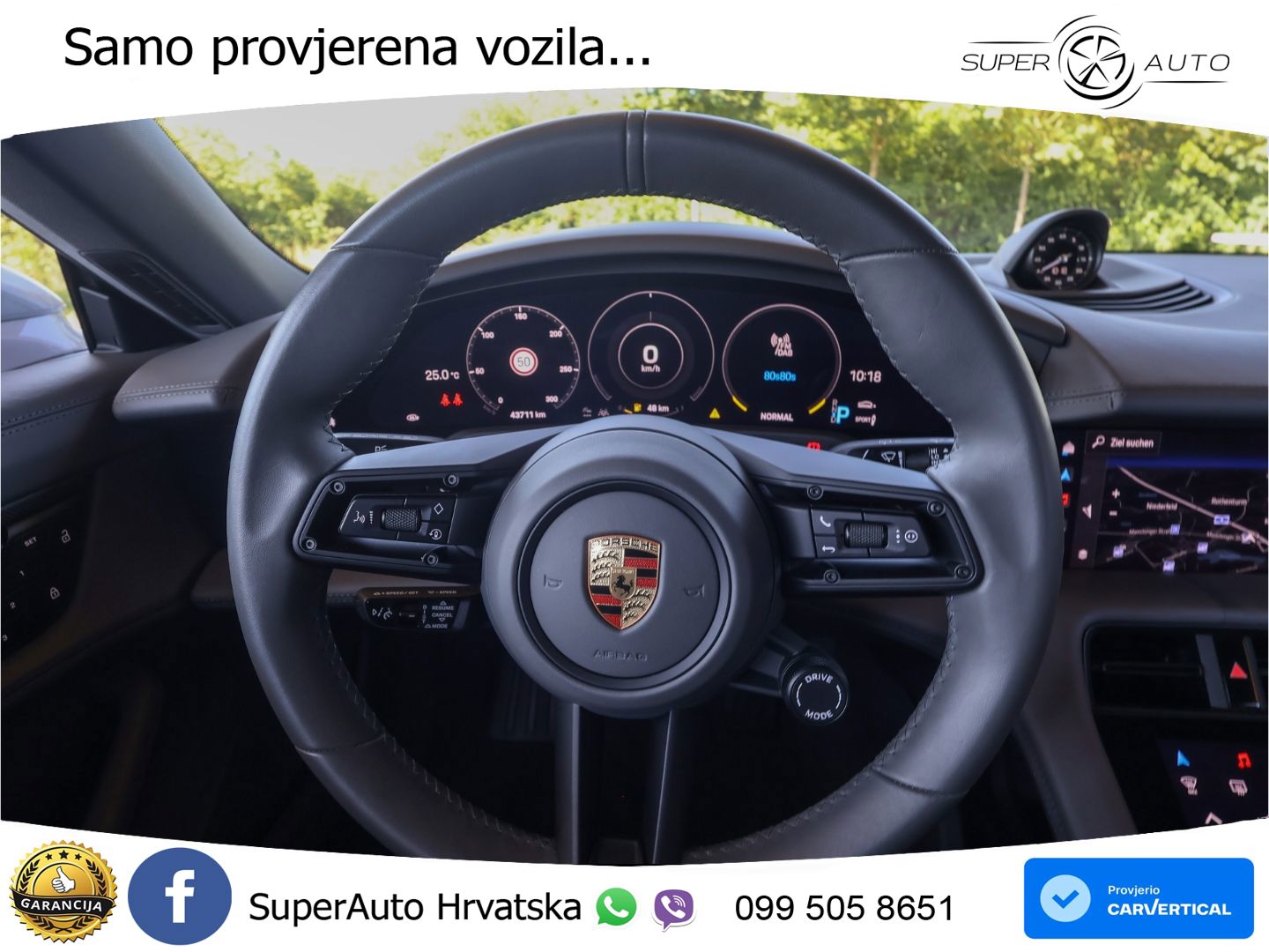 Porsche Taycan Sport Turismo 4S Performance Plus 93.4 kWh (571 KS)