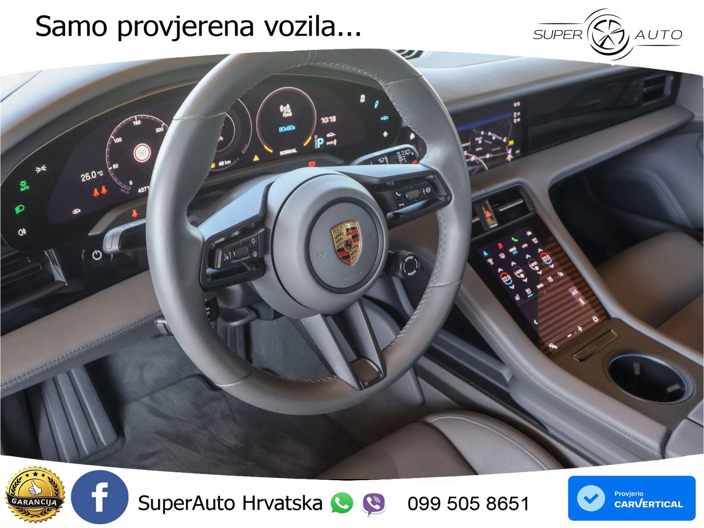 Porsche Taycan Sport Turismo 4S Performance Plus 93.4 kWh (571 KS)