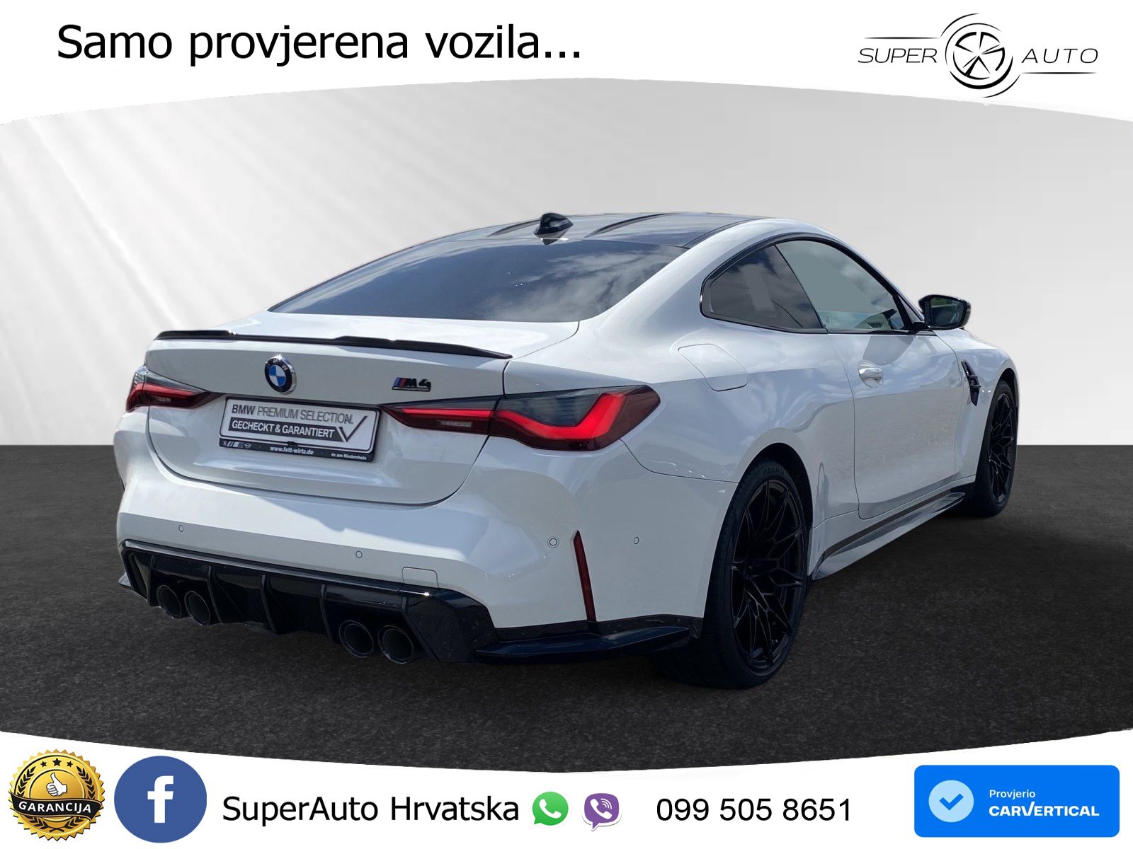 BMW M4 Competition 3.0 (510 KS) Steptronic LED+GR SJED+ACC