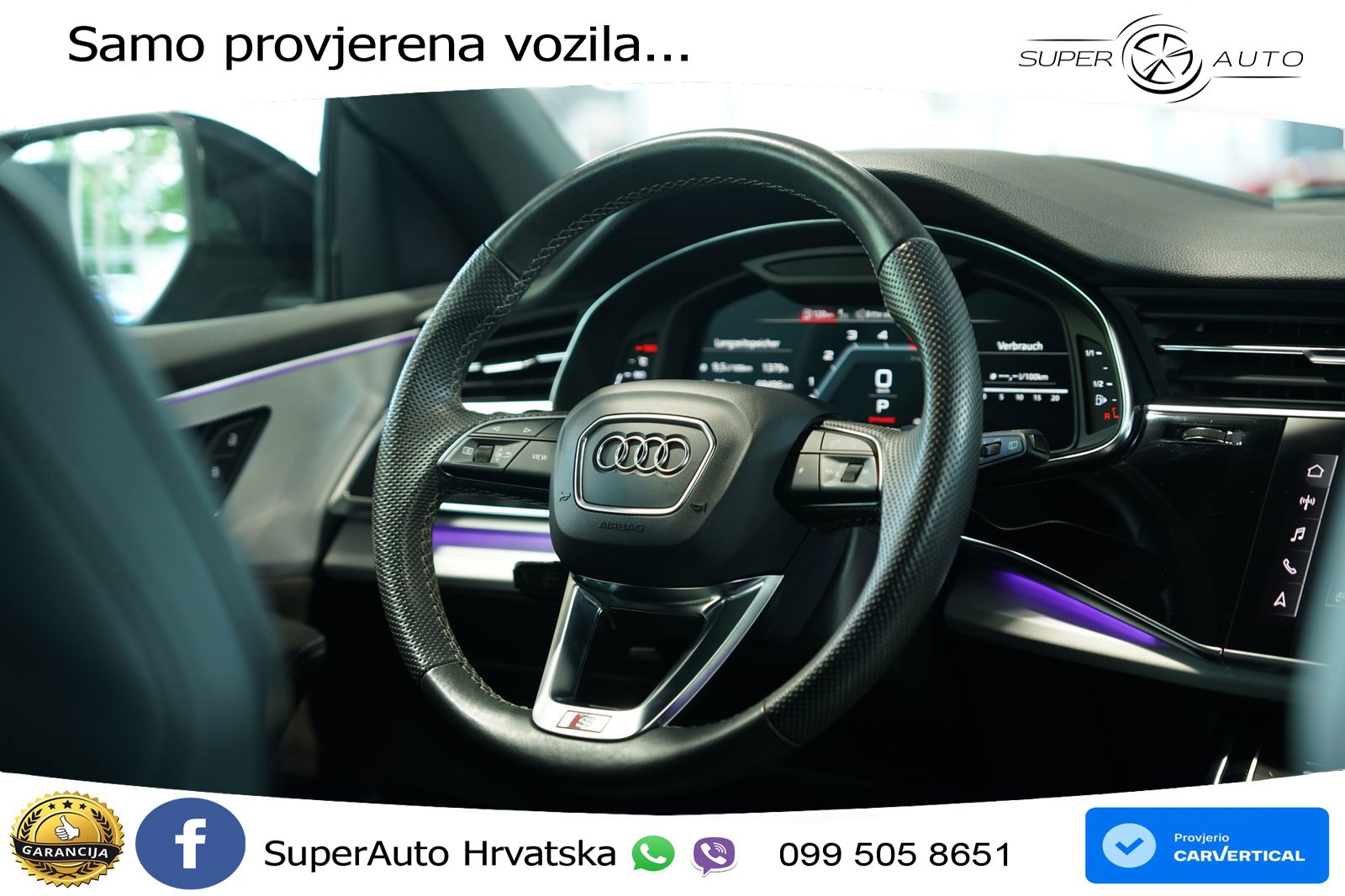 Audi Q8 50 TDI V6 (286 KS) quattro Tiptronic