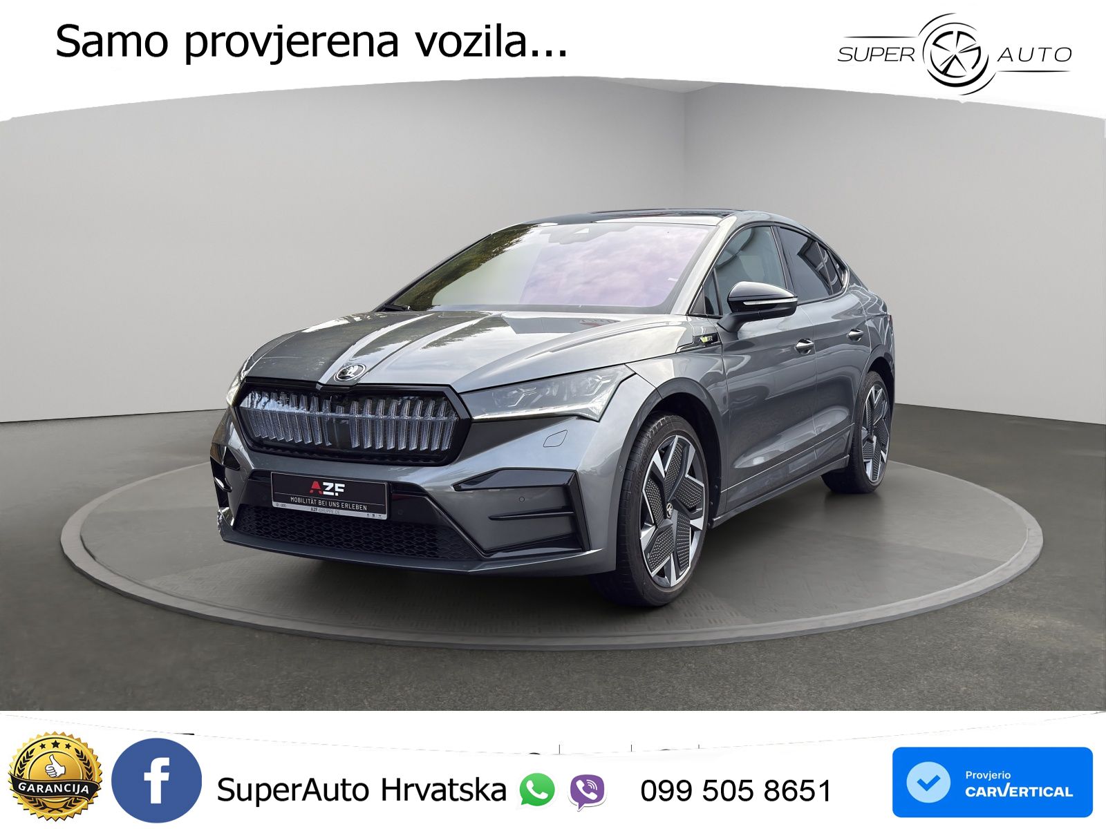 Škoda Enyaq Coupe iV RS 82 kWh (299 KS) AWD Suite LED+GR SJED+ACC