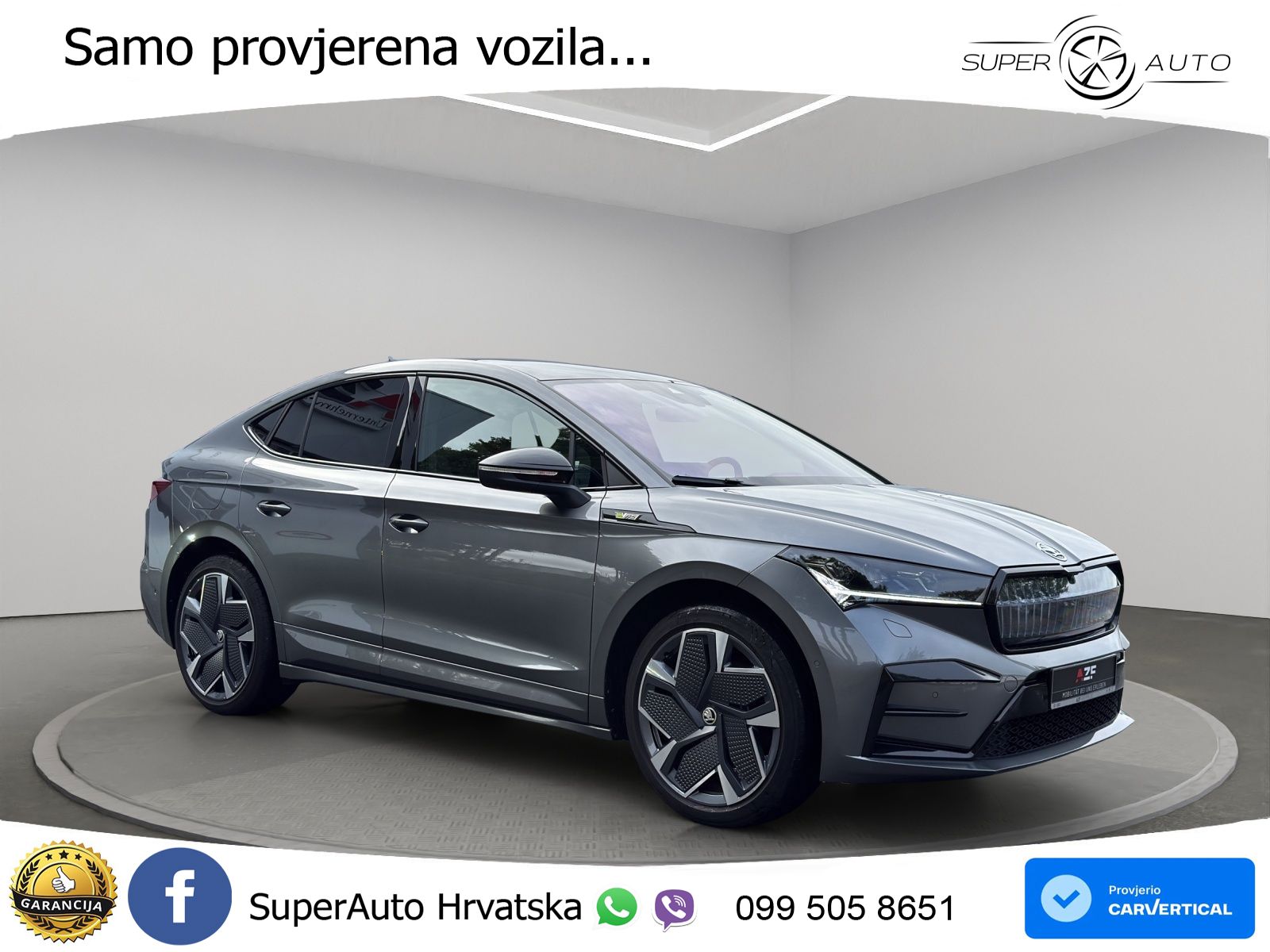 Škoda Enyaq Coupe iV RS 82 kWh (299 KS) AWD Suite LED+GR SJED+ACC