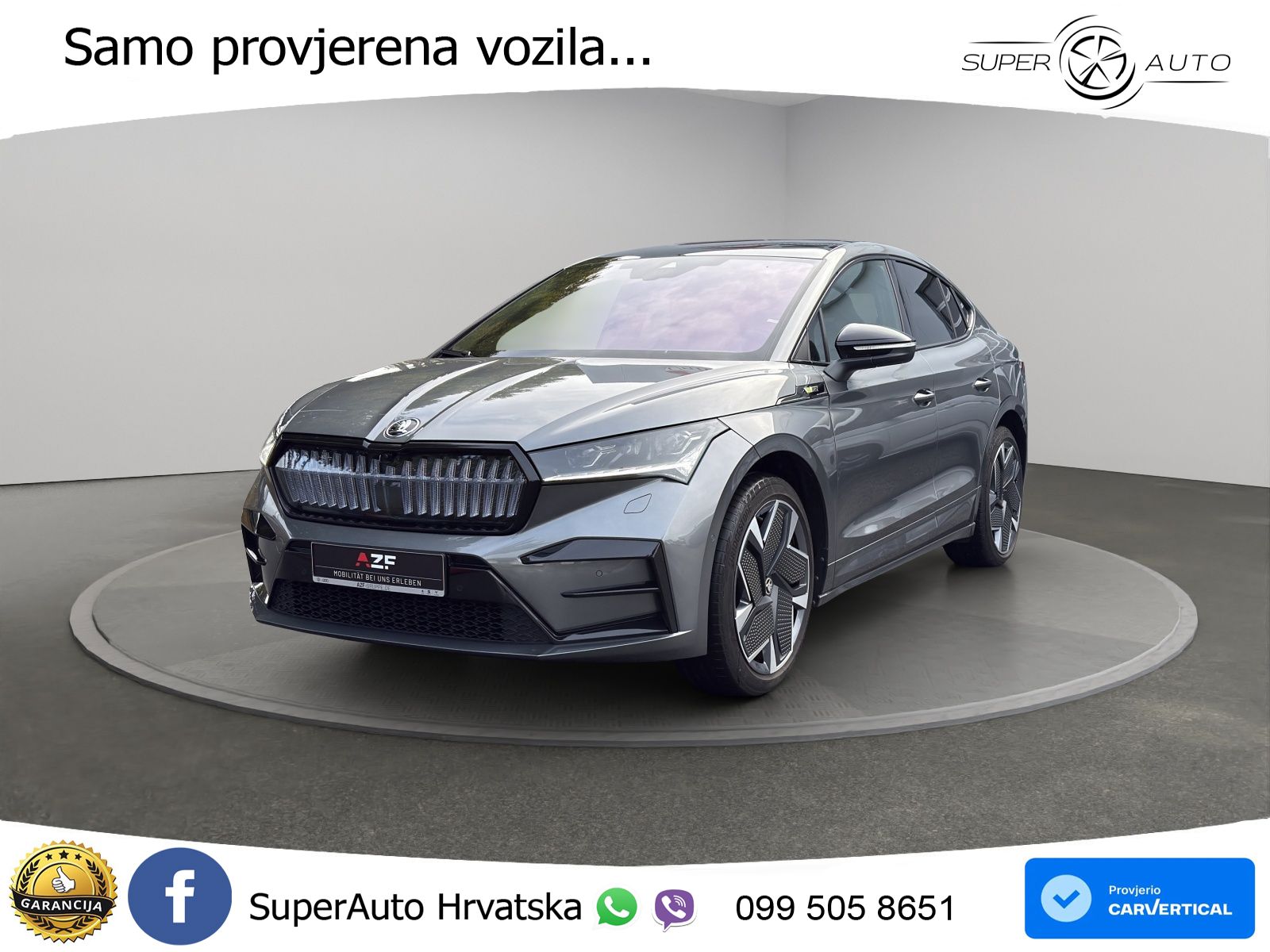 Škoda Enyaq Coupe iV RS 82 kWh (299 KS) AWD Suite LED+GR SJED+ACC