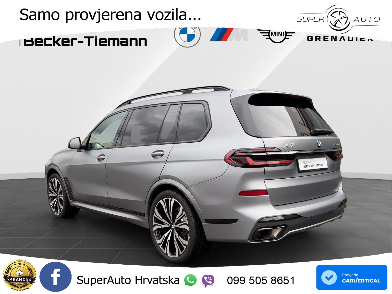 BMW X7 40d (352 KS) xDrive Steptronic M Sport LED+GR SJED+ACC