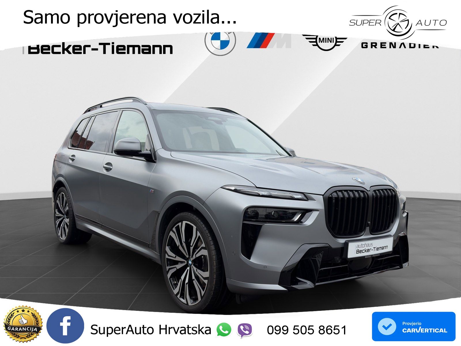 BMW X7 40d (352 KS) xDrive Steptronic M Sport LED+GR SJED+ACC