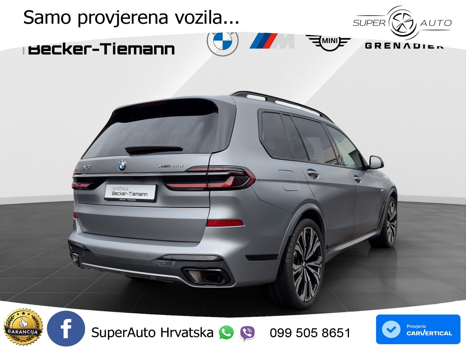 BMW X7 40d (352 KS) xDrive Steptronic M Sport LED+GR SJED+ACC