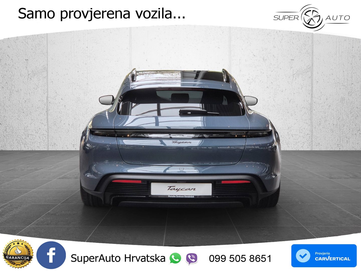 Porsche Taycan Sport Turismo 105 kWh (435 KS)