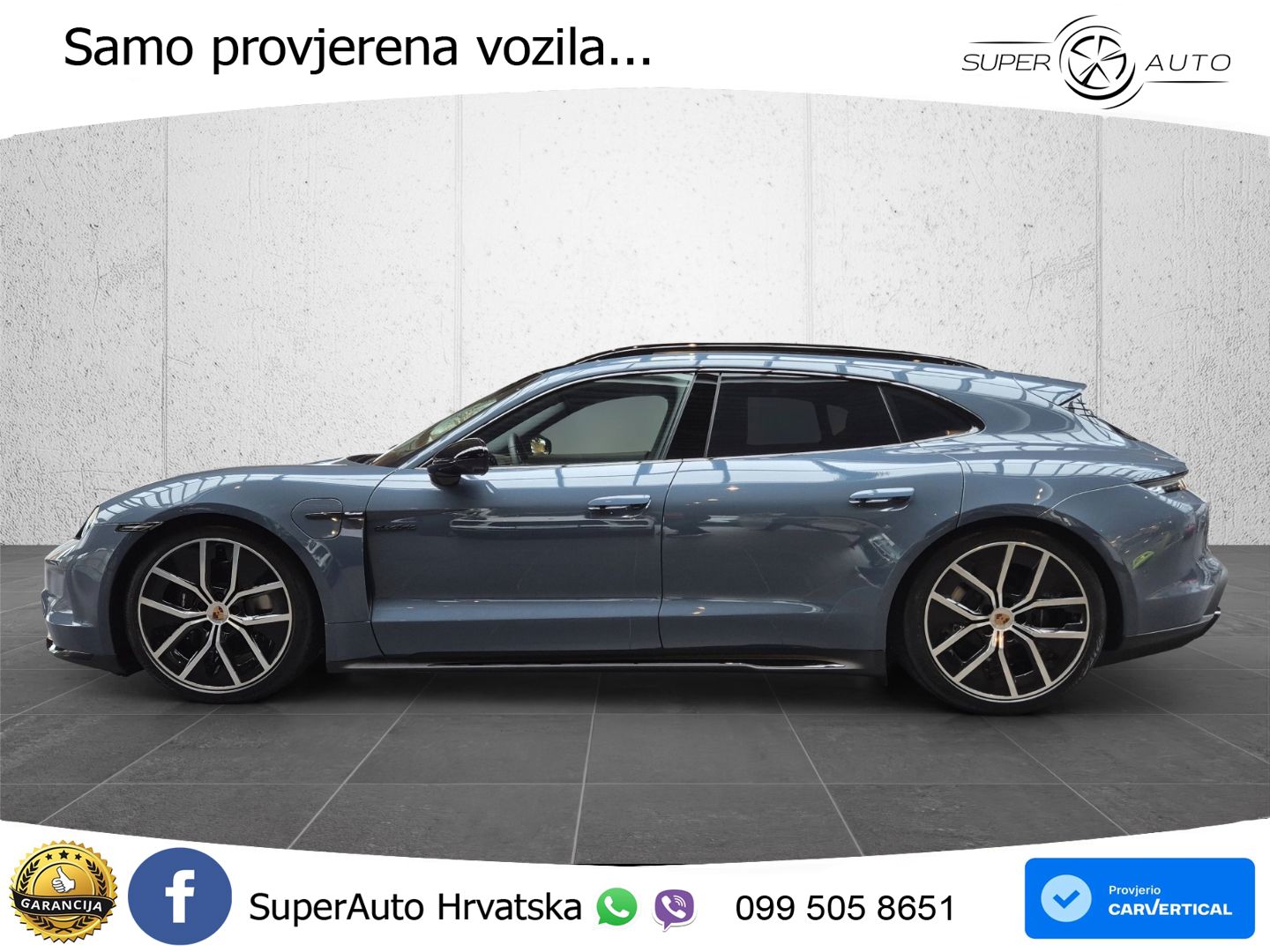 Porsche Taycan Sport Turismo 105 kWh (435 KS)