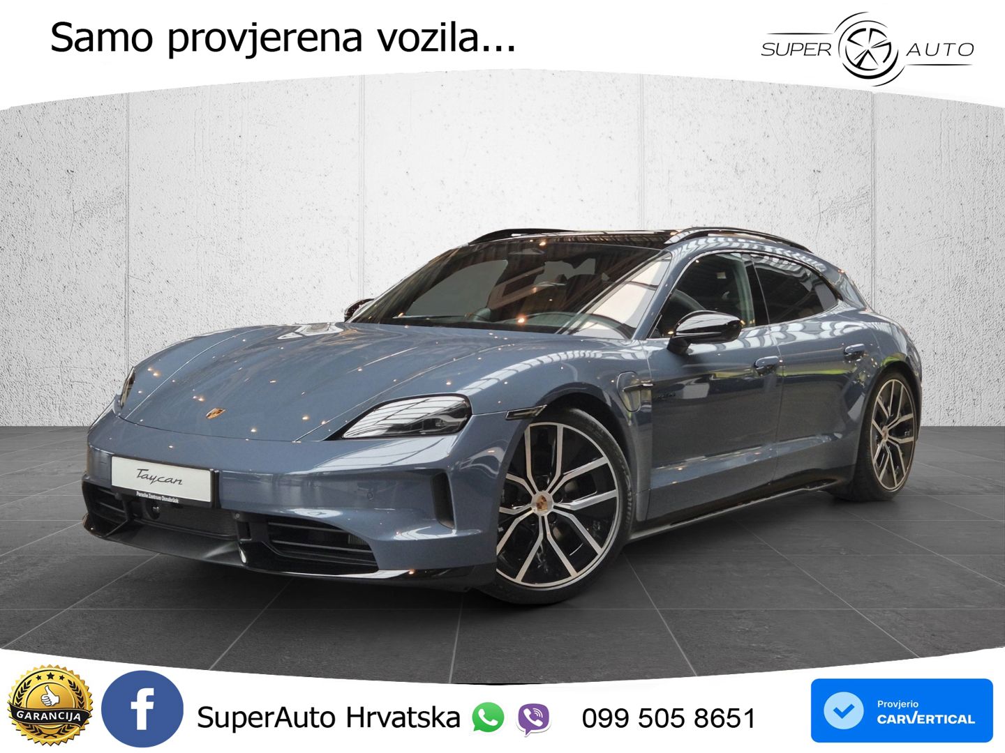 Porsche Taycan Sport Turismo 105 kWh (435 KS)