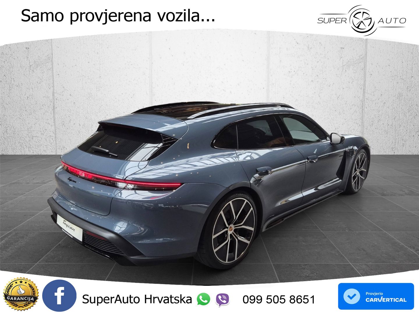 Porsche Taycan Sport Turismo 105 kWh (435 KS)