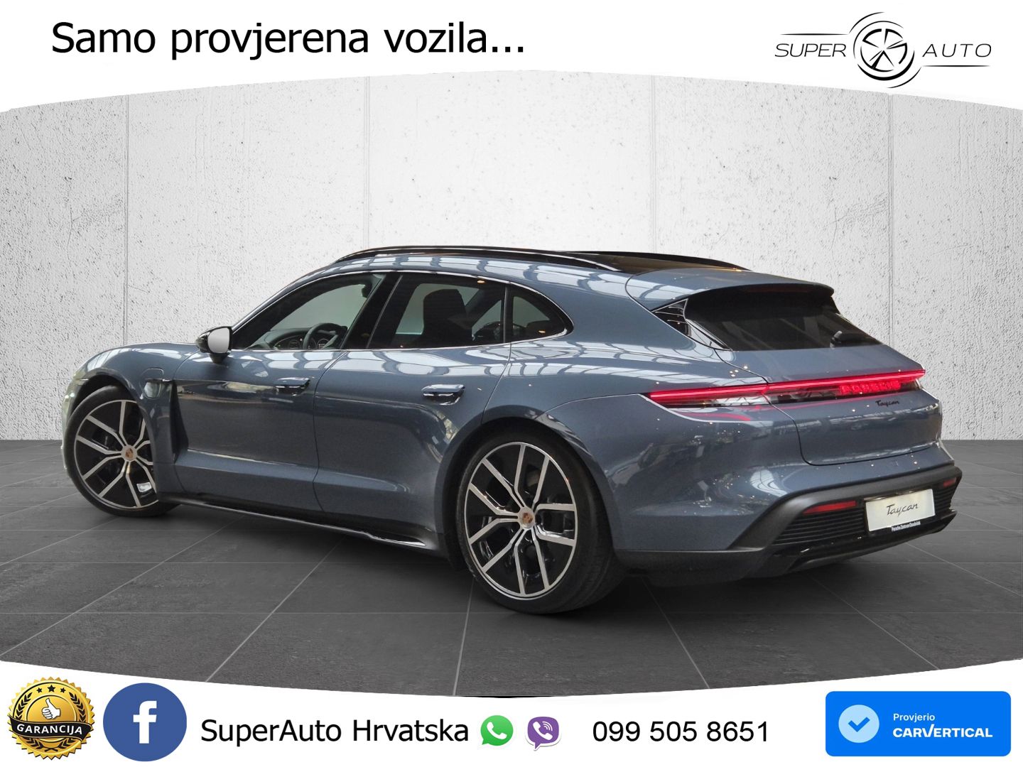 Porsche Taycan Sport Turismo 105 kWh (435 KS)