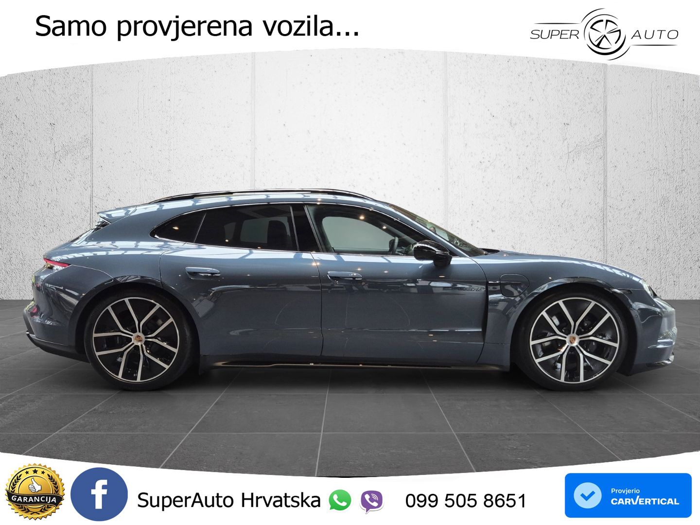 Porsche Taycan Sport Turismo 105 kWh (435 KS)