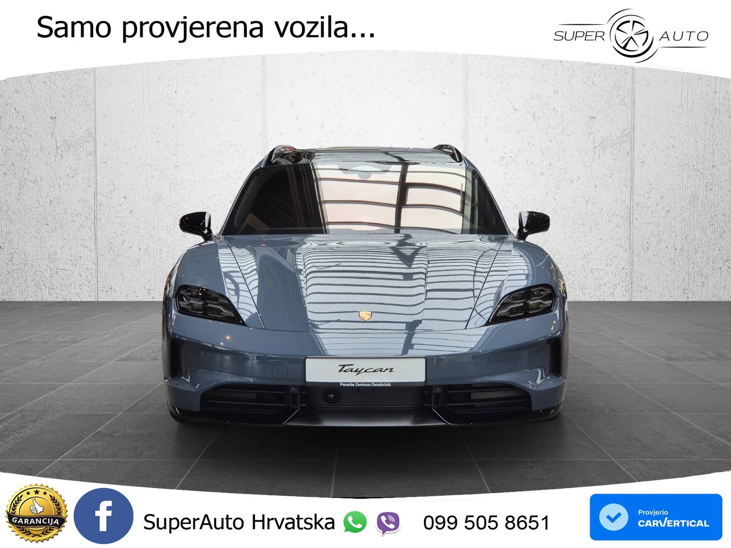 Porsche Taycan Sport Turismo 105 kWh (435 KS)