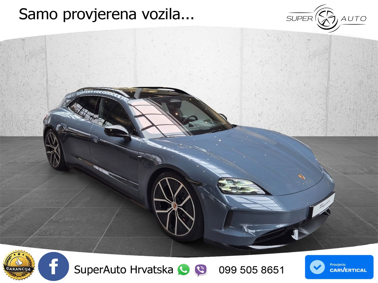 Porsche Taycan Sport Turismo 105 kWh (435 KS)