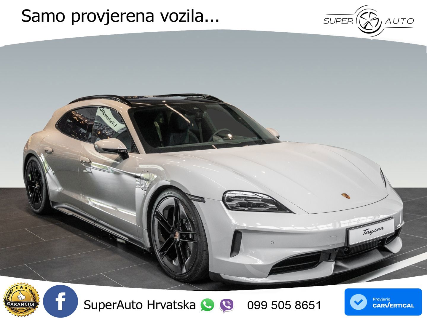 Porsche Taycan Sport Turismo 105 kWh (435 KS)