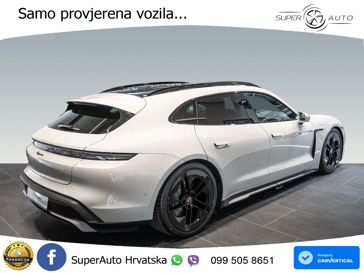 Porsche Taycan Sport Turismo 105 kWh (435 KS)