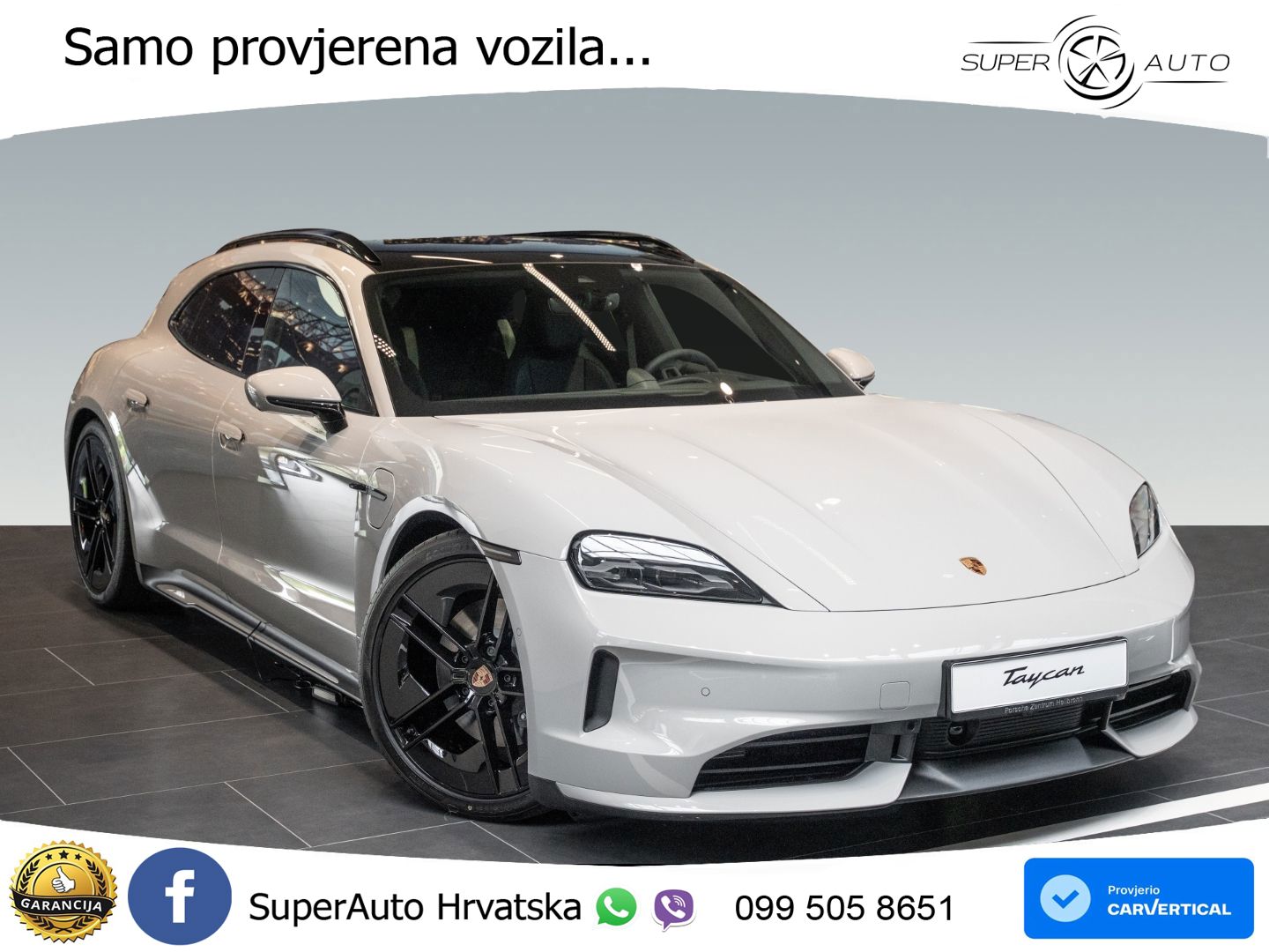 Porsche Taycan Sport Turismo 105 kWh (435 KS)