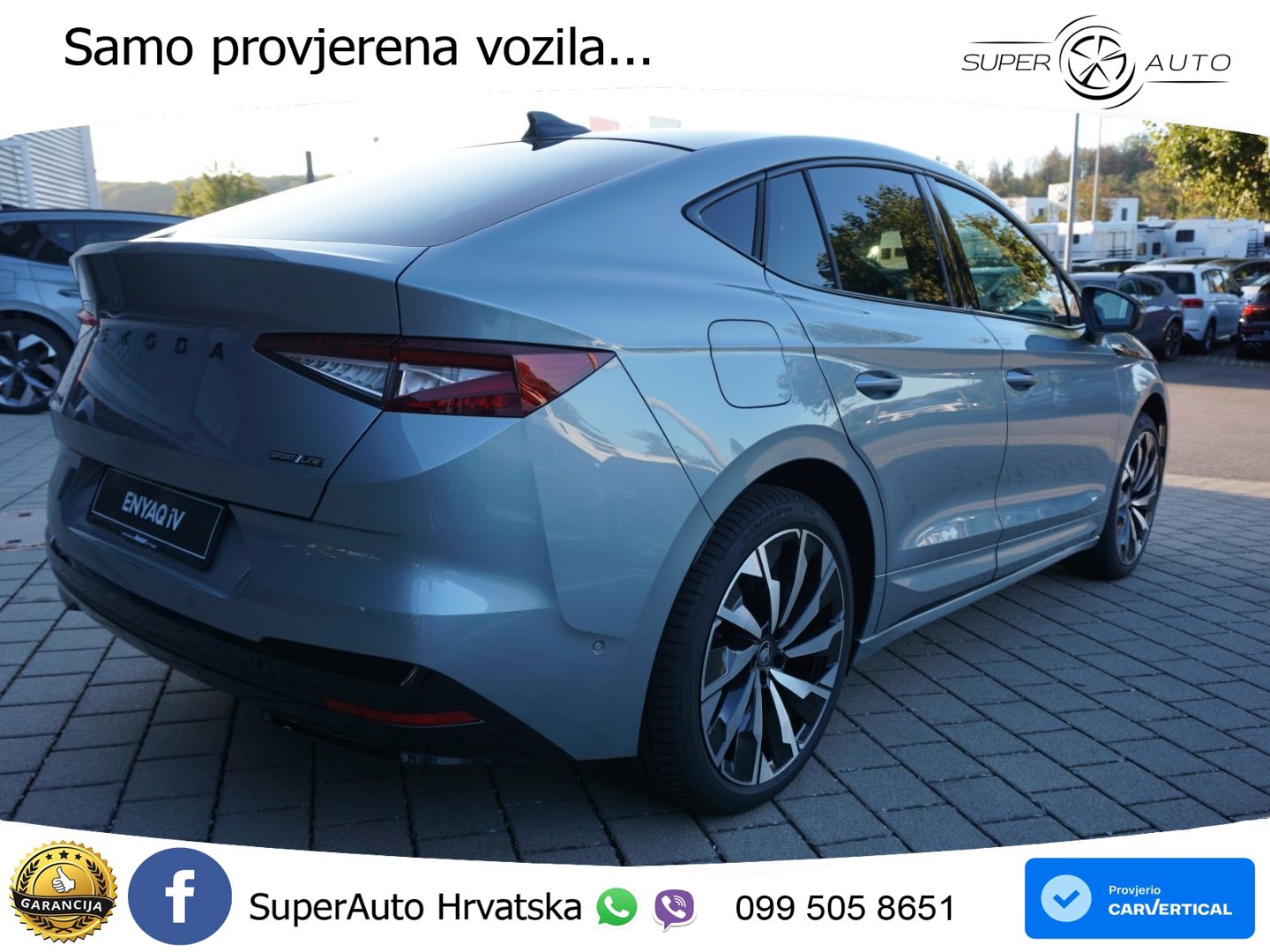 Škoda Enyaq Coupe 85x 82 kWh (299 KS) AWD SportLine LED+GR SJED+ACC