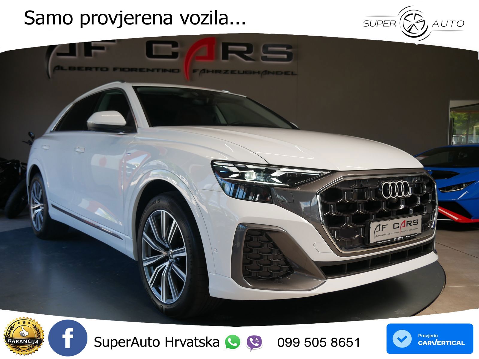 Audi Q8 50 TDI V6 (286 KS) quattro Tiptronic S line LED+GR SJED+ACC