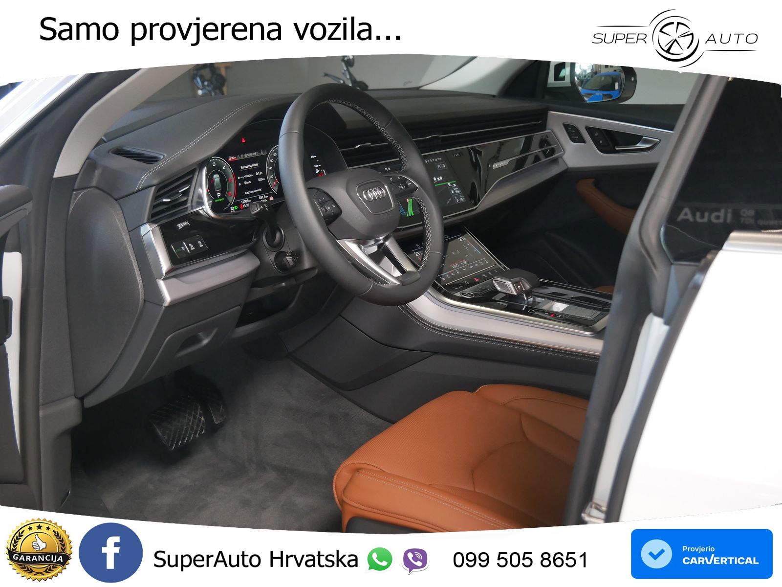 Audi Q8 50 TDI V6 (286 KS) quattro Tiptronic S line LED+GR SJED+ACC