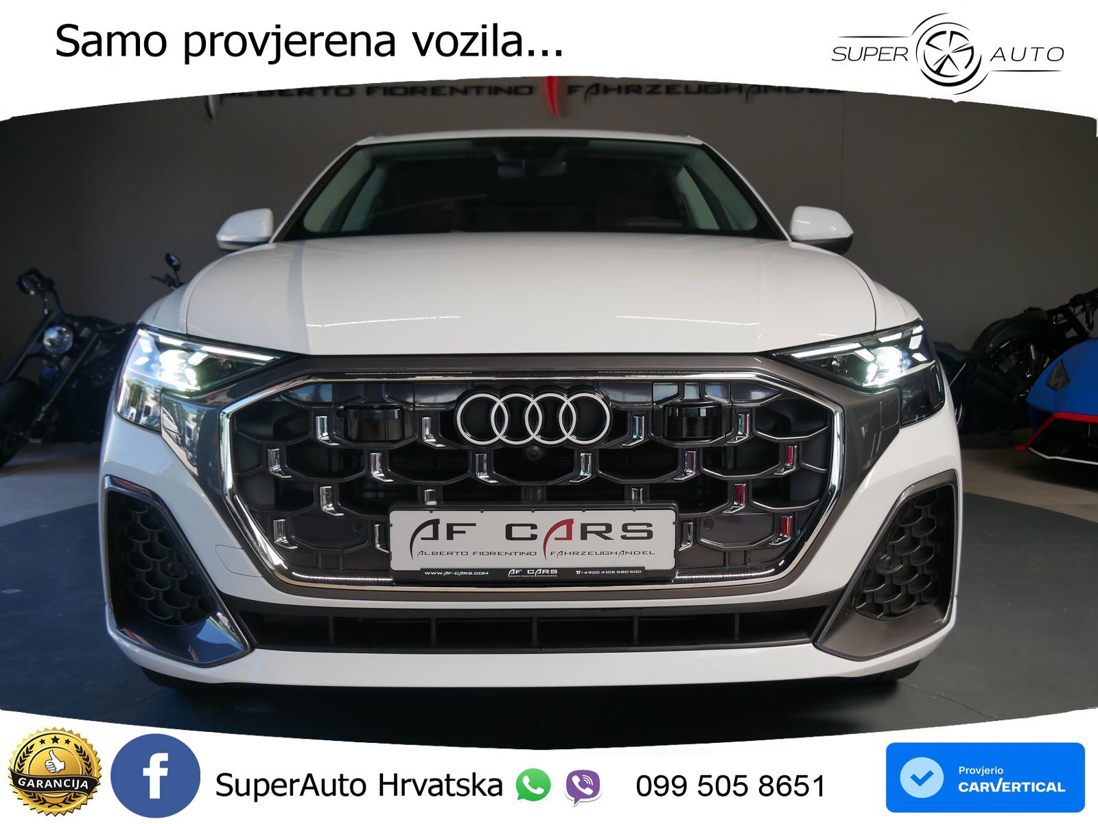 Audi Q8 50 TDI V6 (286 KS) quattro Tiptronic S line LED+GR SJED+ACC